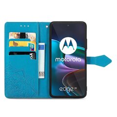 Совместимый с Motorola Moto Edge 30 чехол из искусственной кожи с тиснением Mandala Wallet Flip противоударный защитный чехол с подставкой для карт цена и информация | Чехлы для телефонов | kaup24.ee