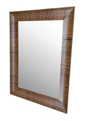 Зеркало Tortosa 30х40 см, коричневое цена и информация | Зеркала | kaup24.ee