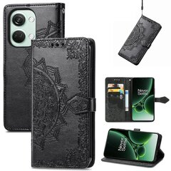 Совместимый с Oneplus Nord 3 чехол из искусственной кожи Mandala Embossed Wallet Flip Shockproof Protective с подставкой и держателем для карт цена и информация | Чехлы для телефонов | kaup24.ee