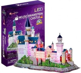 3D пазл CubicFun Neuschwanstein Castle (с LED освещением) 128 деталей цена и информация | Пазлы | kaup24.ee