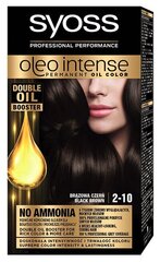 Краска для волос SYOSS OLEO INTENSE 2-10 Черно-коричневая цена и информация | Краска для волос | kaup24.ee