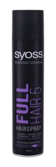 Syoss Full Hair 5 juukselakk 300ml hind ja info | Viimistlusvahendid juustele | kaup24.ee