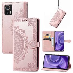 Совместимый с Motorola Moto Edge 30 Neo чехол из искусственной кожи с тиснением Mandala Wallet Flip Противоударный защитный чехол с подставкой и держателем для карт цена и информация | Чехлы для телефонов | kaup24.ee