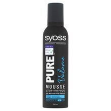 SYOSS juuksevaht "Pure Volume" 250 ml цена и информация | Средства для укладки волос | kaup24.ee