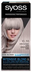 Краска для волос SYOSS COLOR 10-55 Ультра платиновая блондинка цена и информация | Краска для волос | kaup24.ee