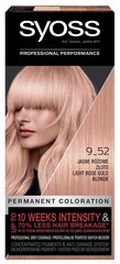 Syoss Color juuksevärv 9-52 HELEROOSA KULDNE BLOND цена и информация | Краска для волос | kaup24.ee