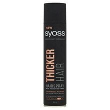 Volüümiandev juukselakk SYOSS "Thicker Hair" 300 ml hind ja info | Viimistlusvahendid juustele | kaup24.ee