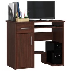 Письменный стол NORE Jay, коричневый цена и информация | Компьютерные, письменные столы | kaup24.ee