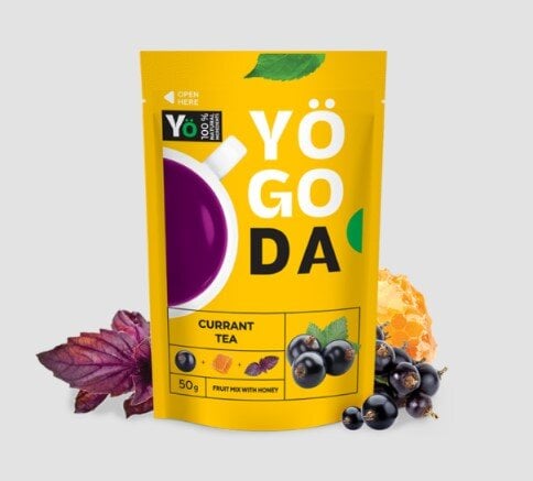 Yogoda Sõstra tee, 12 x 50g hind ja info | Tee | kaup24.ee