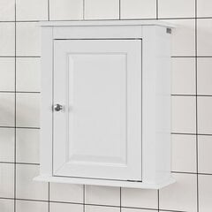 Подвесной шкаф для ванной комнаты SoBuy FRG203-W, белый цена и информация | Шкафчики для ванной | kaup24.ee
