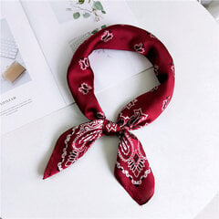 -182024 Mood Bandana Juuksesall Naistele Paisley Print Sall Siid Satiin Peasallid Kandiline Sall Kaelus Sallid Daamile цена и информация | Женские шарфы, платки | kaup24.ee