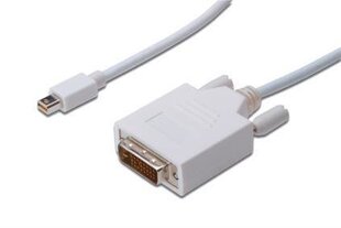 Assmann DisplayPort 1.1a mini DP-DVI, тип A, мм, 1,0 м цена и информация | Адаптер Aten Video Splitter 2 port 450MHz | kaup24.ee