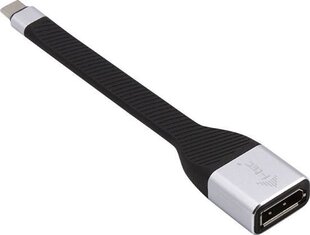 USB C-DisplayPort Adapter i-Tec C31FLATDP60HZ  Must цена и информация | Адаптеры и USB-hub | kaup24.ee