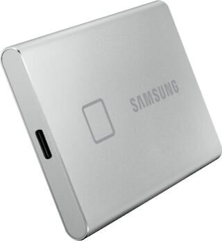 Väline kõvaketas Samsung T7 Touch 1TB USB 3.2 Write speed 1000 MBytes/sec Read speed 1050 MBytes/sec MU-PC1T0S/WW цена и информация | Välised kõvakettad (SSD, HDD) | kaup24.ee