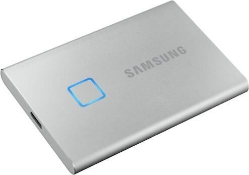 Väline kõvaketas Samsung T7 Touch 1TB USB 3.2 Write speed 1000 MBytes/sec Read speed 1050 MBytes/sec MU-PC1T0S/WW цена и информация | Välised kõvakettad (SSD, HDD) | kaup24.ee