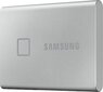 Väline kõvaketas Samsung T7 Touch 500GB USB 3.2 Write speed 1000 MBytes/sec Read speed 1050 MBytes/sec MU-PC500S/WW цена и информация | Välised kõvakettad (SSD, HDD) | kaup24.ee