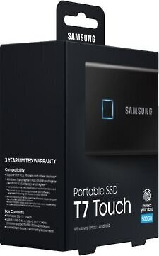 Samsung SSD T7 500 GB (MU-PC500K/WW) цена и информация | Välised kõvakettad (SSD, HDD) | kaup24.ee