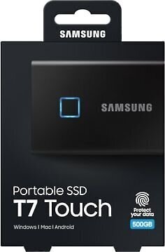 Samsung SSD T7 500 GB (MU-PC500K/WW) цена и информация | Välised kõvakettad (SSD, HDD) | kaup24.ee