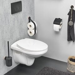 Varu tualettpaberirullide hoidja „Tiger Urban“ Must цена и информация | Аксессуары для ванной комнаты | kaup24.ee