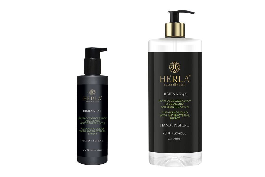 HERLA CLEANSING LIQUID WITH ANTIBACTERIAL EFFECT 250 ML - Puhastusvedelik antibakteriaalse toimega hind ja info | Esmaabi | kaup24.ee