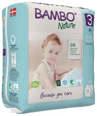 Экологичные подгузники BAMBO NATURE 3 (4-8 кг), 28 шт. цена и информация | Пеленки | kaup24.ee