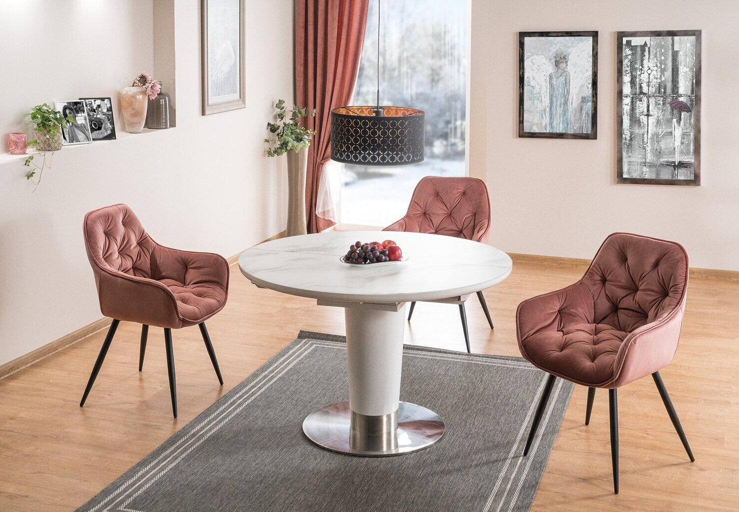2 tooli komplekt Signal Meble Cherry, kollane hind ja info | Söögilaua toolid, köögitoolid | kaup24.ee