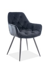 2 tooli komplekt Signal Meble Cherry, must hind ja info | Söögilaua toolid, köögitoolid | kaup24.ee