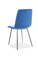 4 tooli komplekt Signal Meble Mila Velvet, sinine hind ja info | Söögilaua toolid, köögitoolid | kaup24.ee