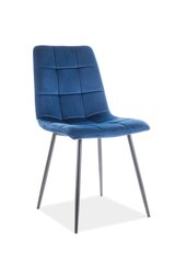 4 tooli komplekt Signal Meble Mila Velvet, sinine hind ja info | Söögitoolid, baaritoolid | kaup24.ee