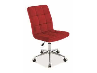 Офисное кресло Signal Meble Q-020 Velvet, красное цена и информация | Офисные кресла | kaup24.ee