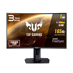 Asus TUF Gaming VG27VQ, 27" цена и информация | Asus Мониторы, стойки для мониторов | kaup24.ee