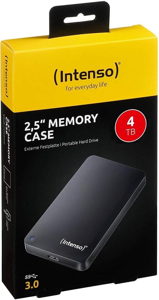 Intenso 2.5 Portable HDD 3.0 4TB Memory Drive цена и информация | Välised kõvakettad (SSD, HDD) | kaup24.ee