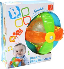 Светящийся и звучащий мяч BKids цена и информация | Игрушки для малышей | kaup24.ee