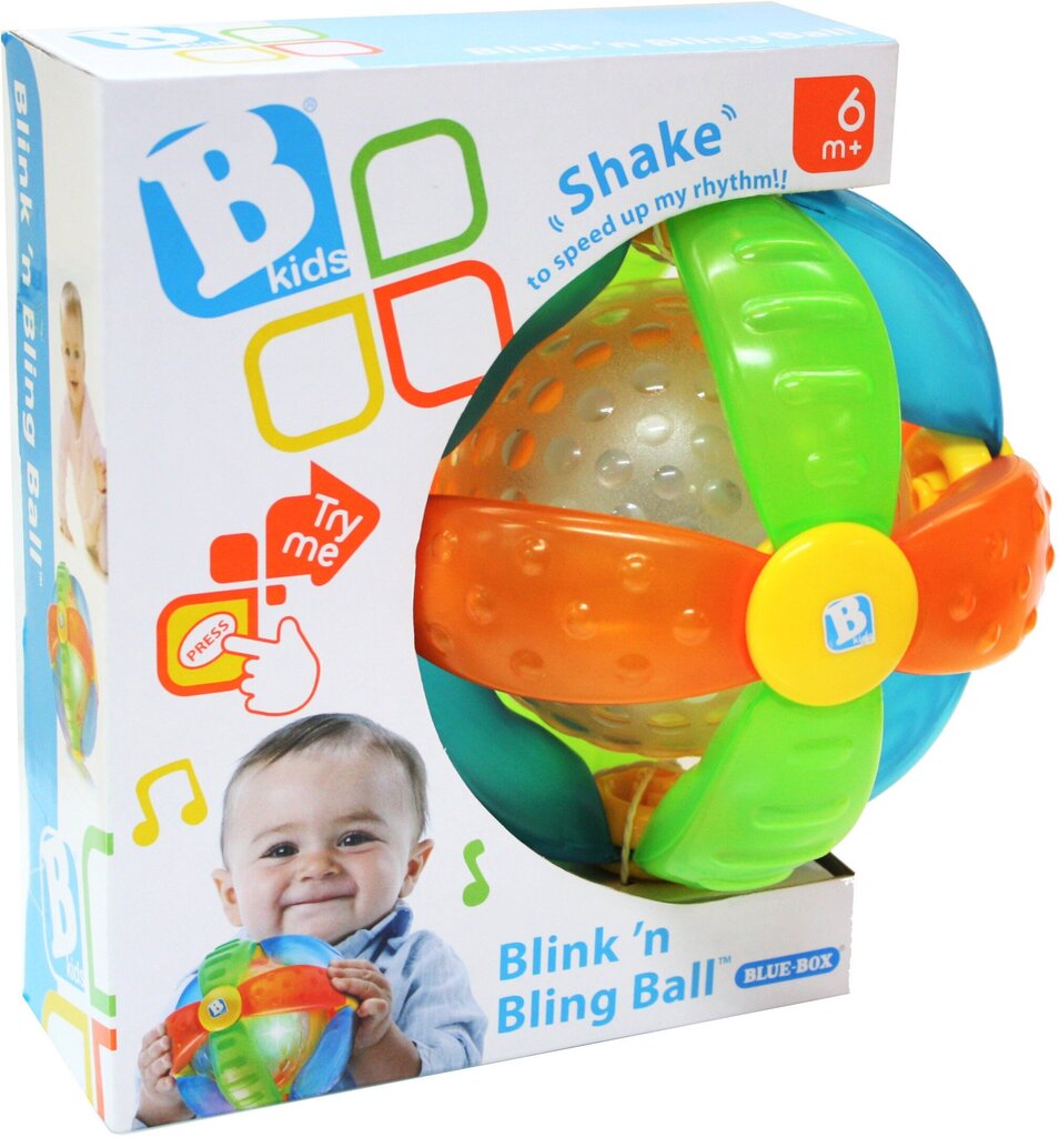 Valguse ja heliga pall BKids hind ja info | Imikute mänguasjad | kaup24.ee