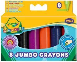 Набор мелков Crayola MiniKids 8 шт. цена и информация | Принадлежности для рисования, лепки | kaup24.ee