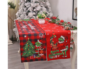 2 Pack Christmas Table Runner söögilauakaunistusi kodupeo kaunistamiseks hind ja info | Jõulukaunistused | kaup24.ee