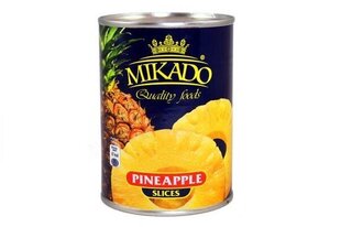 Ananassiviilud MIKADO, 820 g / 490 g hind ja info | Mikado Toidukaubad | kaup24.ee