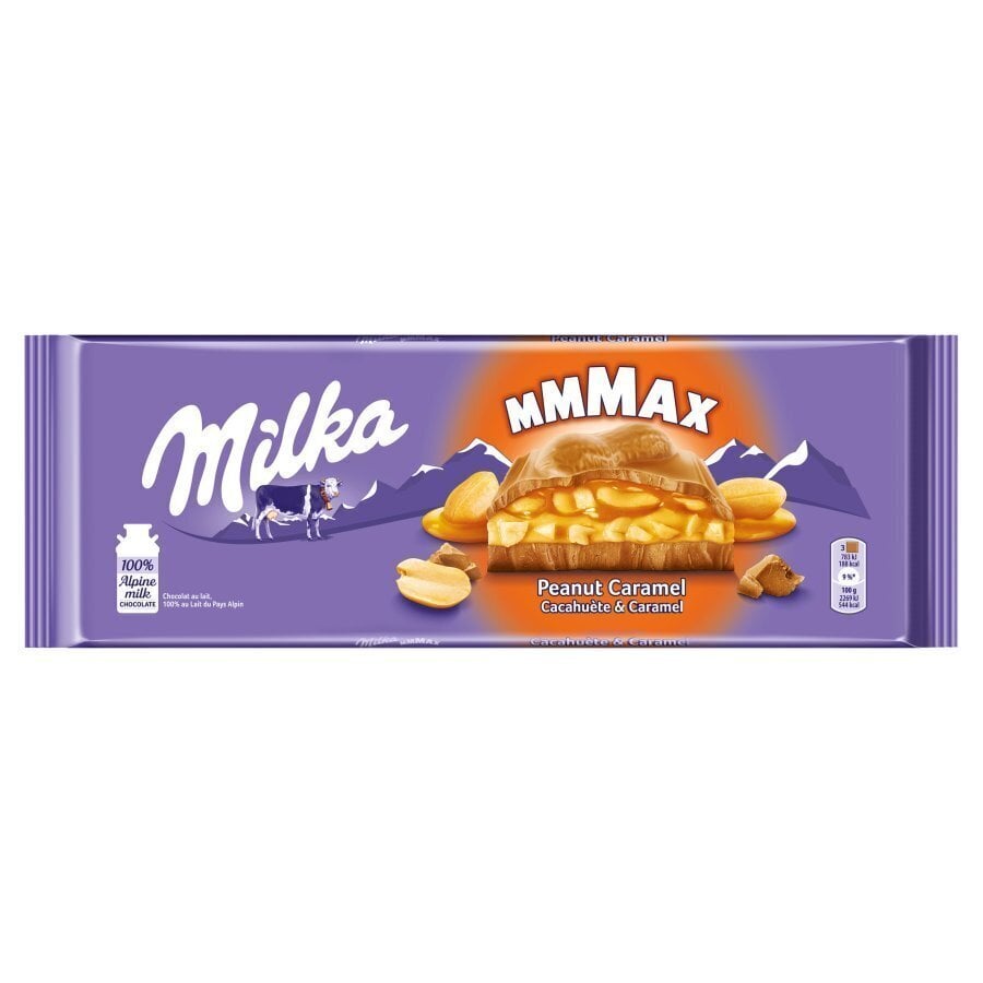 Piimašokolaad MILKA, maapähklite ja karamelliga, 276g hind ja info | Maiustused | kaup24.ee