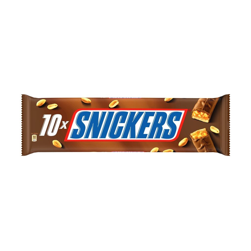 Šokolaadibatoonid SNICKERS, 10x50g hind ja info | Maiustused | kaup24.ee