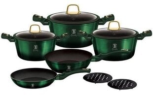 Berlingerhaus pottide komplekt Emerald Collection, 10-osaline цена и информация | Кастрюли, скороварки | kaup24.ee