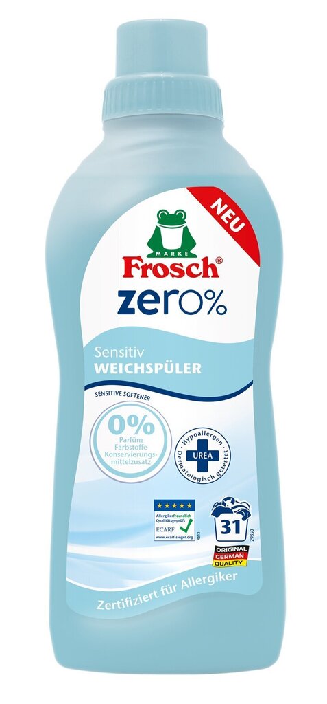 Pesupehmendaja Frosch Zero 750ml цена и информация | Pesuvahendid | kaup24.ee