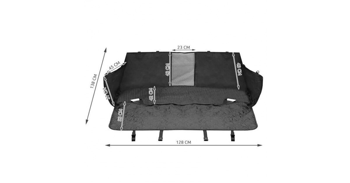 Kaitsetekk auto tagaistmele - Koeramatt hind ja info | Lisaseadmed | kaup24.ee