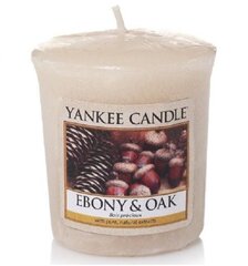 Yankee Candle ароматическая свеча Ebony & Oak, 49 г цена и информация | Подсвечники, свечи | kaup24.ee