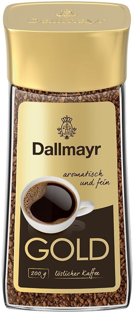 Lahustuv kohv Dallmayr Gold, 0,2 kg цена и информация | Kohv, kakao | kaup24.ee