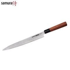 Samura OKINAWA Универсальный Кухонный Yabagiba нож 10.6"/270 мм из AUS 8 Японской стали 59 HRC цена и информация | Ножи и аксессуары для них | kaup24.ee