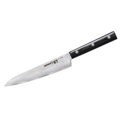 Samura DAMASCUS 67 Универсальный Кухонный нож для Нарезки 7.7"/195 мм из AUS 10 Дамасской стали 61 HRC (67-слойный) цена и информация | Ножи и аксессуары для них | kaup24.ee