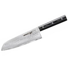 Samura DAMASCUS 67 Кухонный нож Santoku 7.0"/175 мм из AUS 10 Дамасской стали 61 HRC (67-слойный) цена и информация | Ножи и аксессуары для них | kaup24.ee