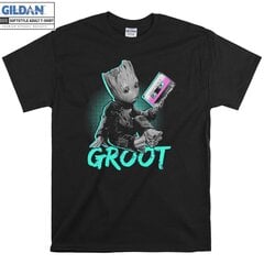 Baby Groot Love Music Cute Face T-shirt hind ja info | Meeste T-särgid | kaup24.ee