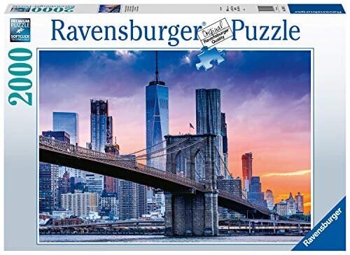 Pusle RAVENSBURGER New Yorgi panoraam, 2000 osa, 16011 цена и информация | Pusled | kaup24.ee