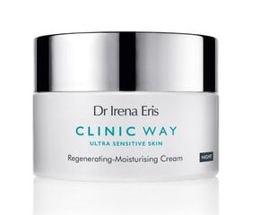 Дермокрем для ночного ухода Dr Irena Eris Clinic Way с регенерирующим и увлажняющим эффектом, 50 мл цена и информация | Кремы для лица | kaup24.ee